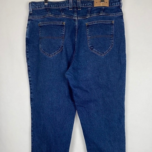 Riders by Lee High Waist Denim Blue Jeans size 18P petite EUC - Picture 5 of 7